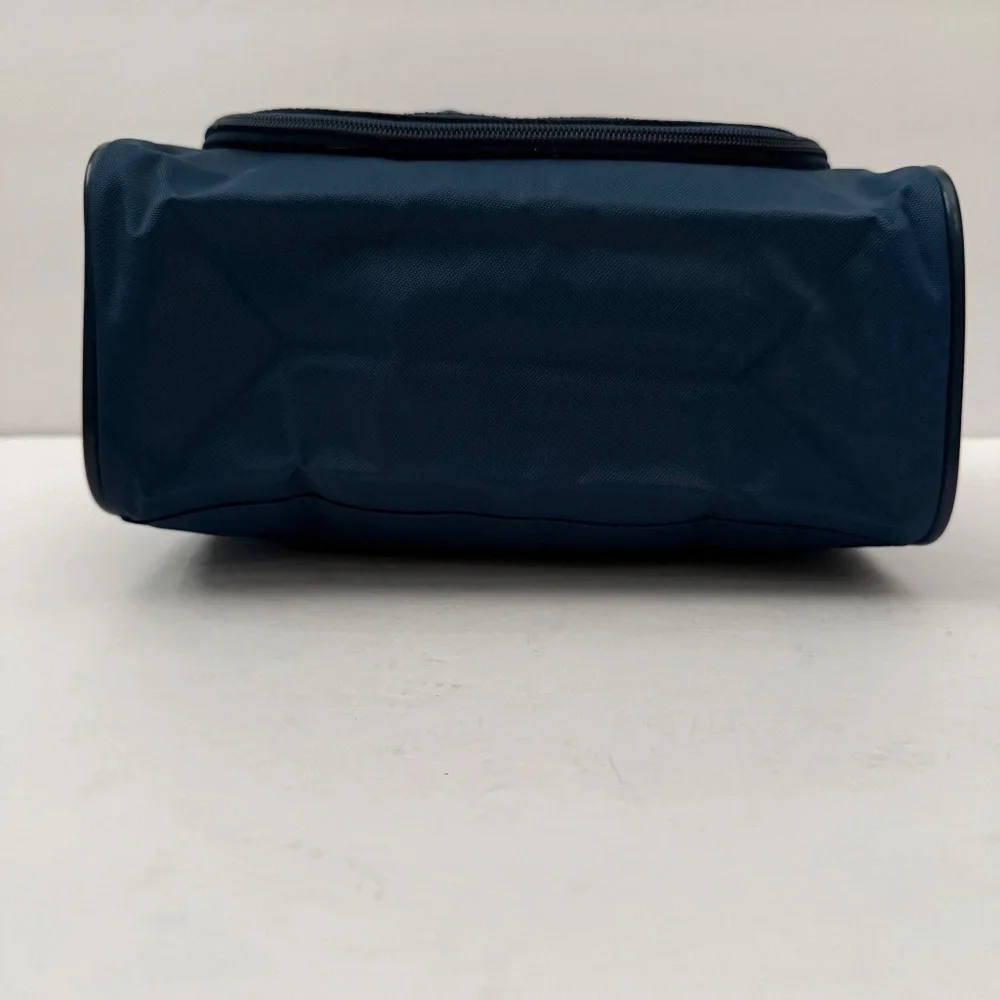 Vintage Emilio Pucci 1970's Nylon Cosmetic Toiletry‎ Travel Bag Blue Yellow